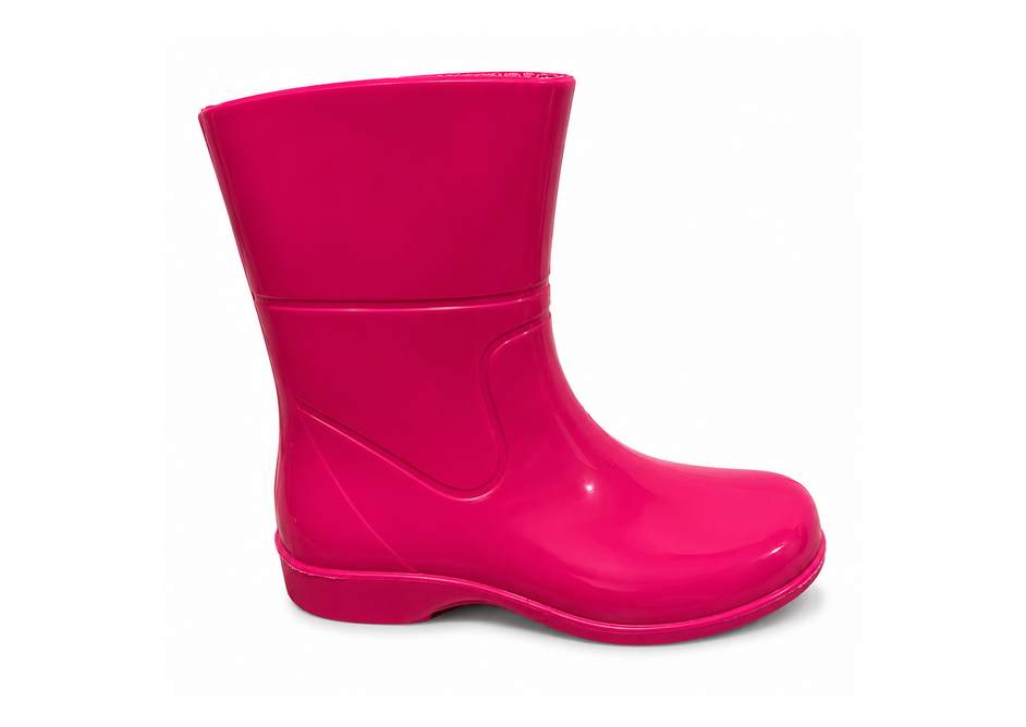 Bota de Borracha Infantil Pvc - Rosa